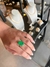 Anel fusion esmeralda oval G verde TAM16