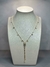 Colar gravatinha amorinha dourado - comprar online
