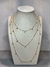 Kit 2 Colares choker+longo amorinha Insp. Carla Amorim - comprar online