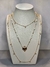 Kit 2 Colares amorinha longo+sagrado coração Insp. Carla Amorim - comprar online