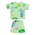 Conjunto camiseta e bermuda dinossauros Três e Já na internet