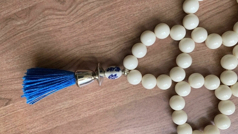 Porta guardanapo Porcelana azul e branco