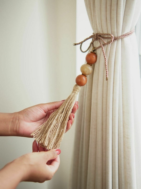 Kit Amarrador de cortina Rústico