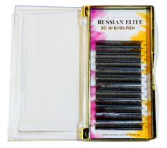 EXTENSIONES DE PESTAÑAS RUSSIAN ELITE TECNOLÓGICA 3D CURVA D 0.07 - Non Cliché Store