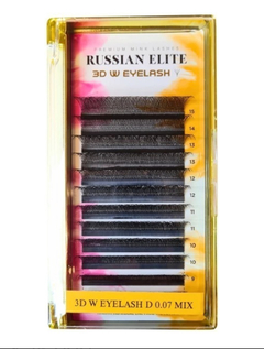 EXTENSIONES DE PESTAÑAS RUSSIAN ELITE TECNOLÓGICA 3D CURVA D 0.07 - tienda online