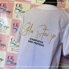 Chaqueta Cerrada c/estampado solo espalda grande