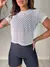 Blusa Curta Tule - Poá