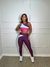 Conjunto calça Labelly - Vinho com azul bebê na internet