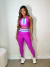 Conjunto calça Labelly - Uva/Verde Água/ Roxo