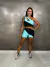 Conjunto short e top Summer - Azul c/ preto na internet