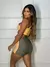 Conjunto short e top Summer - Verde militar/ mostarda - comprar online