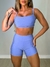 Conjunto short e top reto Jaguar - Blue Boy - UNNA FITNESS