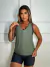 Regata Aimee Elástico - Verde Militar na internet
