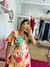 Vestido Madu | Estampa flores amarelas e rosas - comprar online