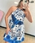 Vestido Giovana | estampa azul - comprar online