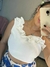 Cropped Flo alça flores