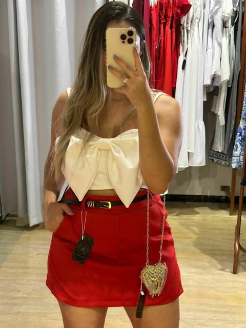 Cropped flo laço - comprar online