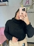 Tricot com Gola Preto