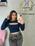 Cropped Kely | Suplex Azul Marinho