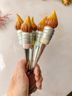 Cucharitas de Metal Decoradas PINCEL-ARTE - comprar online