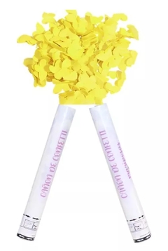 Cañones Lanza Confeti Mariposas de color Para Fiestas (2 piezas) - comprar en línea