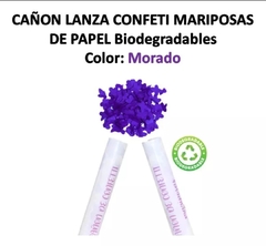 Cañones Lanza Confeti Mariposas de color Para Fiestas (2 piezas) - Origami Casiopea