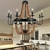 Lustre Vintage Candelabro De Corda Rustico