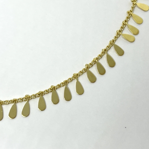 Tornozeleira pingentes de gota