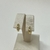 Mini argola com 3 zircônias - comprar online