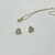Conjunto Coração zircônia cristal - comprar online