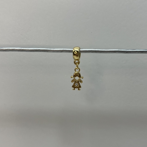 Berloque Menina de chiquinhas