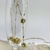 Conjunto quadrado zircônia verde