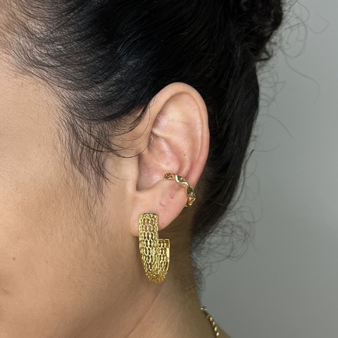 Piercing fake ondulado