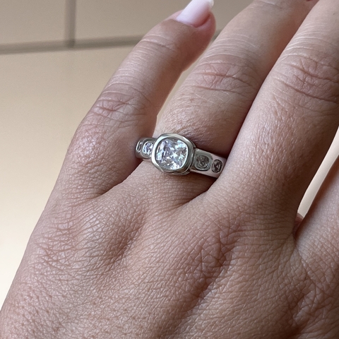 Anel Solitário Cristal - comprar online