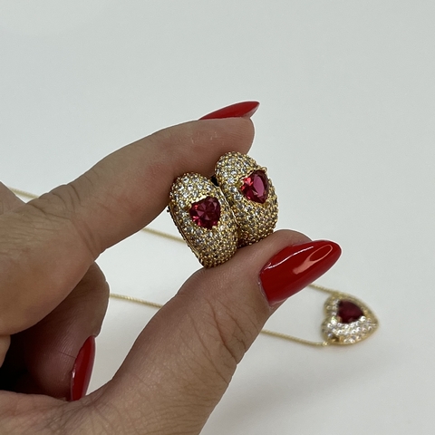 Conjunto Coração Radiante