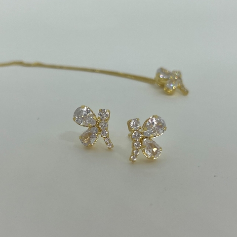 Conjunto Borboletinha com zircônias