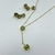 Conjunto quadrado zircônia verde - comprar online