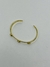 Bracelete três zirconias - Milo