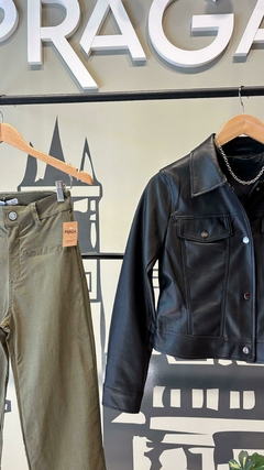 chaqueta simil cuero - tienda online