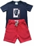 CONJ. T-SHIRT E BERM.MOLETOM MARINE - RICHES