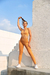 Imagem do Conjunto Cintura alta sem costura feminina Shorts Yoga, Squat Proof,