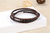 Imagem do Pulseira unissex longo corrente magnética couro