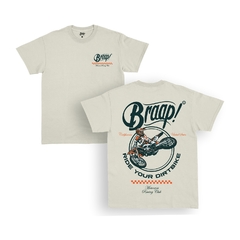 Camiseta Braap! Ride your Dirtbike - Off White - comprar online