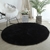 Fluff Redonda Negro 1,40 diametro