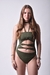 Body malu feminino poliamida verde musgo