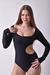 Body feminino poliamida off-white Isa - comprar online