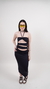 Vestido longo feminino off-white Romana na internet