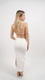 Vestido longo feminino poliamida off-white Martini - comprar online