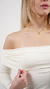 Vestido feminino poliamida Ombro - USE SHINEE
