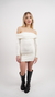 Vestido feminino poliamida Ombro